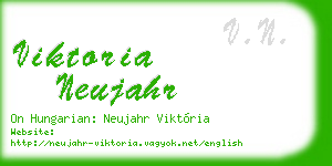 viktoria neujahr business card