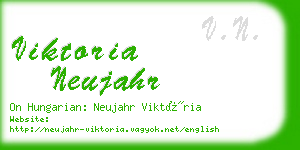 viktoria neujahr business card